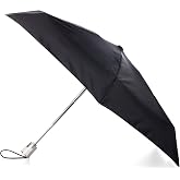 totes Womens and Mens Auto Open Close Compact Waterproof Lightweight Umbrella