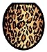 Toilet Tattoos, Toilet Seat Cover Decal, Leopard, Size Round