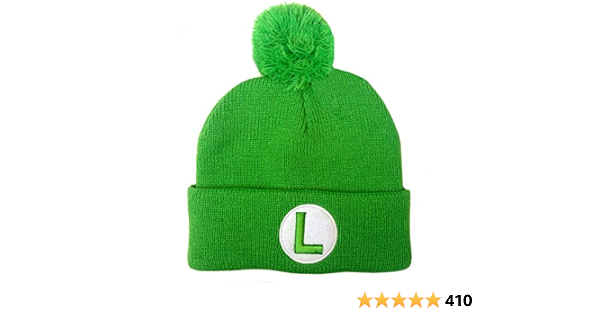 Super Mario Bros Luigi Pom-Pom Knit 