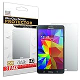 SAMSUNG GALAXY TAB 4 SCREEN PROTECTOR, Nue Design Cases TM Tab 4 (7.0) Screen Protector Anti-Glare, Anti-Scratch, Anti-Fingerprint HD Clear Film (Invisible) [3 PACK]