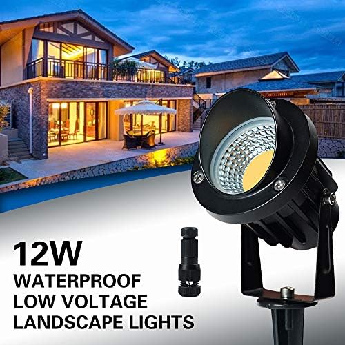 12W Low Voltage LED Panorama Lights 8 Pack - IP65 Waterproof, 12V Heat White Lights