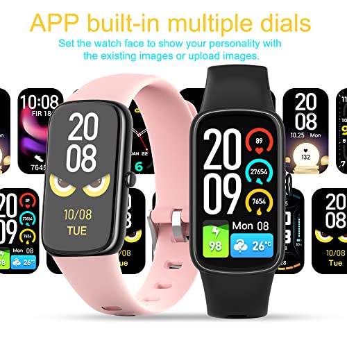 Helalife Smart Watch 2022 Waterproof Couple Watches Touch Screen Activity & Fitness Trackers with Heart Rate Sleep Track Intelligent Bluetooth Pedome