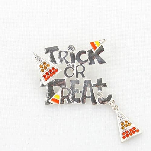Seasons Jewelry Trick or Treat Candy Corn Pendant
