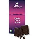 Lake Champlain 80% Cocoa Super Dark Organic Chocolate Bar, 3 Ounces