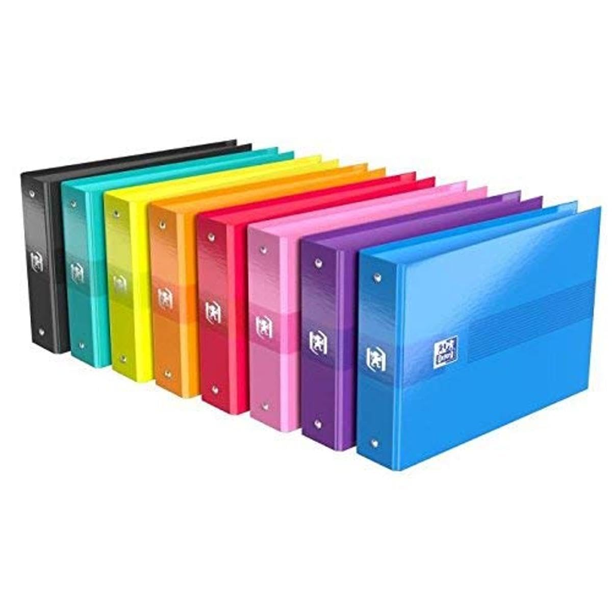 Elba Ring Binder Card 27410 Gold 01 pelliculée Card A5 210 x 148 mm 2 Rings 30 mm 6 Assorted Colours