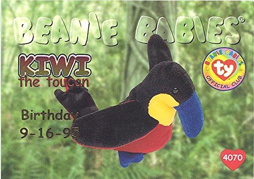 kiwi the toucan beanie baby