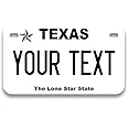 Personalized Mini License Plate | Choose from All 50 States | Bike License Plate | 7 x 4 inch | Custom License Plate for Kids