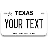 Personalized Mini License Plate | Choose from All 50 States | Bike License Plate | 7 x 4 inch | Custom License Plate for Kids