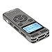Lgsixe Digital Voice Recorder 8GB 1536Kbps Voice Recording device Record Double Microphone/Noise Cancelling/Voice Activated MP3 Digital Audio Player for Class, Lectures, Interviews
