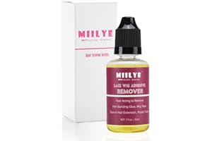 MIILYE Lace Wig Glue Remover, Tape in Extensions Remover |Solvent for Hair Extensions Tape Adhesive, Front Lace Wig |Poly Hairpieces |Toupee |Cosmetic Hair Systems Bonding Tape Removal