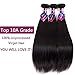 Mornice Hair 10A Brazilian Straight Hair Bundles, Human Hair Extensions 100% Unprocessed Natural Color 100g/pc