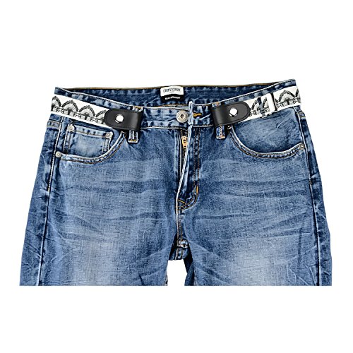 Buckle-less no bulge belt for women, no buckle and hass…