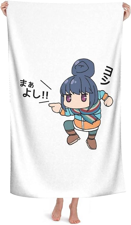 Amazon Co Jp ゆるキャン アニメ 可愛い ビーチタオル バスタオル レジャーバスタオル 人気 旅行 極軟 吸水 軽量 抗菌 速乾 消臭 Star Heaven 家庭用 持ち運びやすい 大人用 大判 マイクロファイバー おしゃれ スポーツタオル スポーツ たおる ソフトタオル ソフト