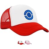 PopCrew Embroidered Team Trainer Hat for Anime Cosplay Costume, Trucker, Snapback Cap