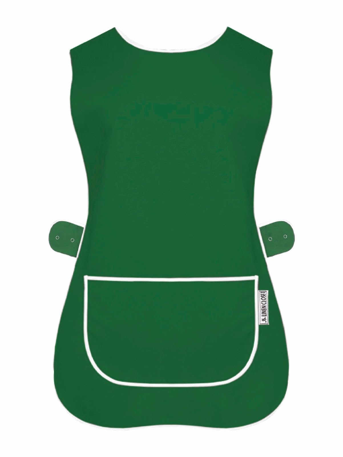 LINEN CLOSET Womens Tabards with Pockets for Men Ladies Cleaning Catering Chef Kitchen Aprons Unisex Hygea Tabard Apron Work Tabards — image 1