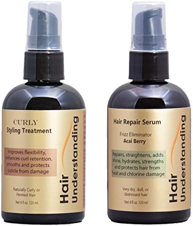 Curly Styling Treatment &amp; Hair Repair Serum Kit - Leave-in Conditioner