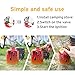 Etekcity Ultralight Portable Outdoor Backpacking Camping Stove with Piezo Ignition (Orange, 1 Pack)