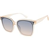 essica Simpson Women's J6214 Oversized Cat Eye Square Sunglasses
