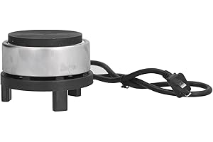 TOPYOND 300W Mini Electric Stove Iron Hot Plate Tea Coffee Pot Warmer Heater for Home Office Dormitory CN Plug 220V Compact and Convenient Appliance for Busy Individuals, Students, and Small Living Spaces