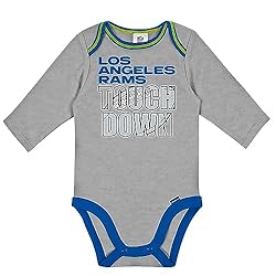 Gerber Unisex Baby NFL 2 Pack Long Sleeve Onesie