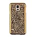 S5 Case, Galaxy S5 Case,Bling Case For Galaxy S5,UZZO Samsung Galaxy S5 Case Glitter Bling Crystal Rhinestone Case For Galaxy S5 Studded Rhinestone Bumper Hard Case for Samsung Galaxy S5 SV I9600-Gold