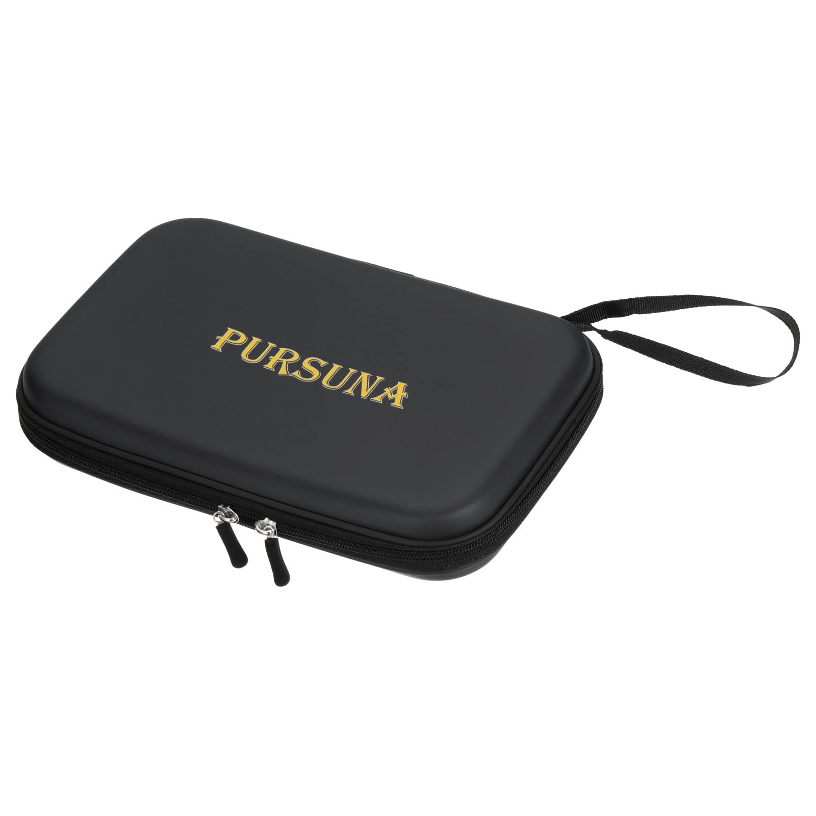 PATIKIL Table Tennis Racket Case, Ping Pong Paddle Case Hard Cover Container Bag Square for Sports Accessories, Black