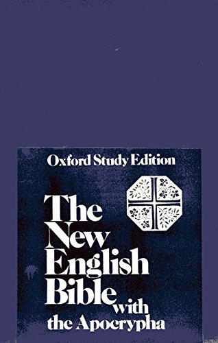 The New English Bible With The Apocrypha Oxford Study Ed Black Berkshire Leather Arnold J Tkacik Apocrypha Amazon Com Books