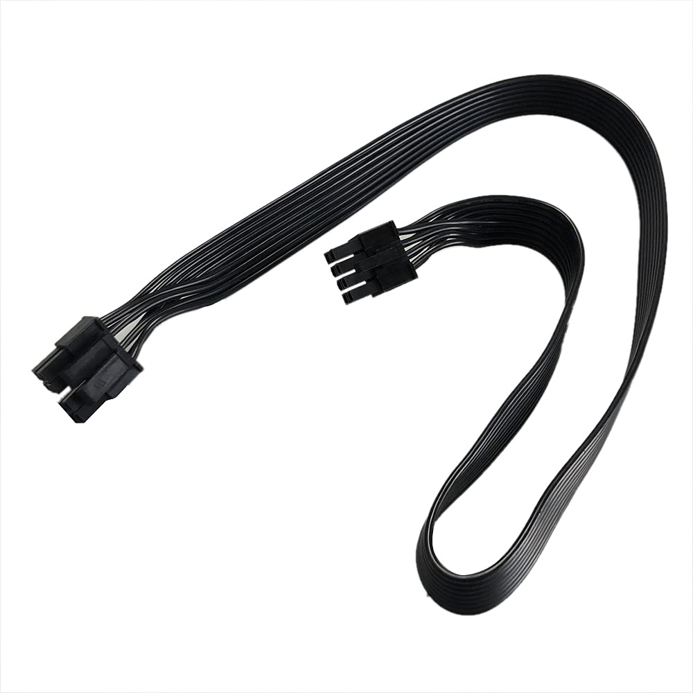 Gintai Power Supply Cable Replacement for EVGA CPU Supernova 650 750 850 G2 G3 G5 B3 8 P to 8 P(4+4)