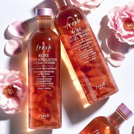 fresh rose deep hydration facial toner 100ml