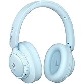 1MORE Wireless Bluetooth Noise-canceling Headphones - HQ31 SonoFlow SE Over-Ear Headphones with Hi-Res Audio, 90H Playtime, Clear Calls, Preset EQ Via App, Comfort for Home Office Travel(Blue)