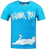 Shinysun Men's 3D Printed Hip Hop Cartoon One Piece O Neck Short Sleeve Tshirts