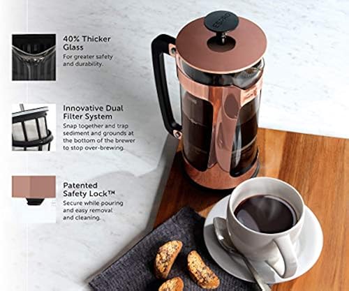 ESPRO P5 Double Micro-Filtered Coffee French Press, 32 Ounce