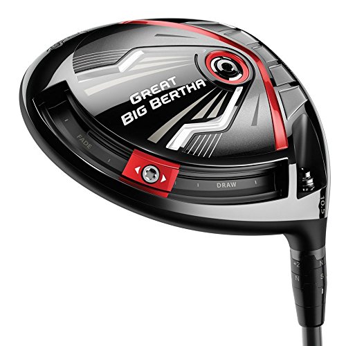 Callaway Men's Great Big Bertha Driver (Left Hand, Graphite, Regular Flex, Kuro Kage Black 50g, 9 Degrees)