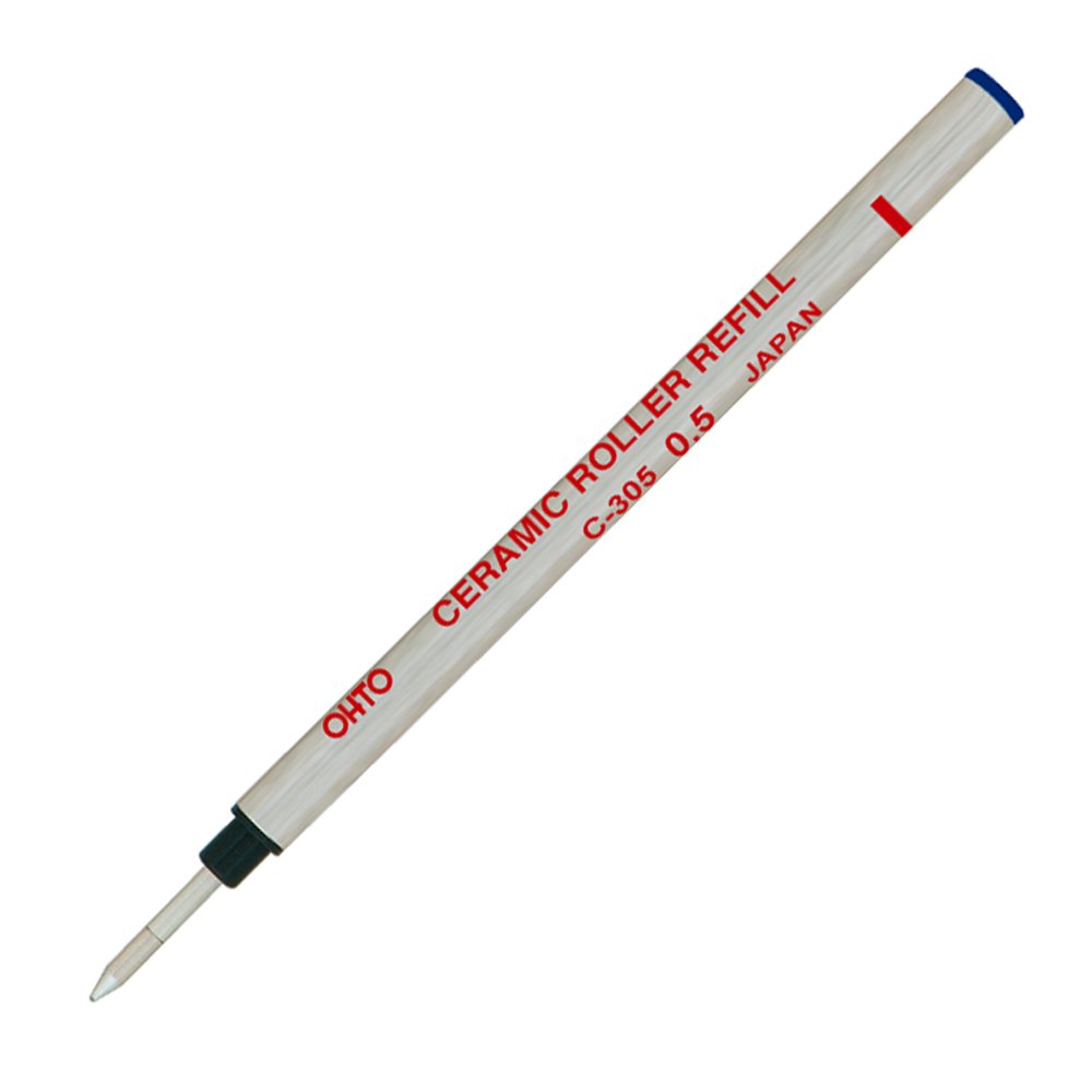 Ohto C-305P Ceramic Roller Ball Pen Refill - 0.5 mm - Red