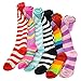 Angelina 6-Pack Girl's Colorful Assorted Patterned Winter Tights [Heel and Toe], 0031_1_6-8