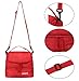 MIER Double Decker Insulated Lunch Box Pink Soft Cooler Bag Thermal Lunch Tote with Shoulder Strap (Red)…