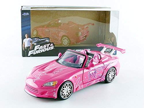 Suki's 2001 Honda S2000 Pink "Fast & Furious" Movie 1/24 Diecast Model Car by Jada