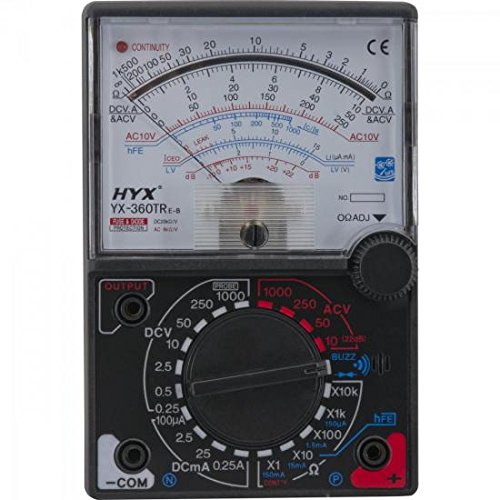 Multímetro Medidor Analógico Preto Yx360tr E-B Hyx