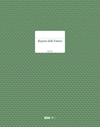 Registro Edipro iva fatture 31x24,5 22 pagine [E2133]