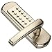 New Mechanical Door Lock Digital Code Keyless Keypad Security Entry Door Combination Lock Stainless Steel 304 Full Size Pick Proof (Left Handle)