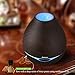 Essential Oil Diffuser 2000ml for Large Room, Ultrasonic Essential Oils Humidifier-Top Fill Humidifier-Dark Grey-Sooth Night Light- Quiet for Bedroom, Home&Large Rooms