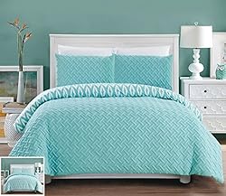 Chic Home 3 Piece Ora Heavy Embossed and