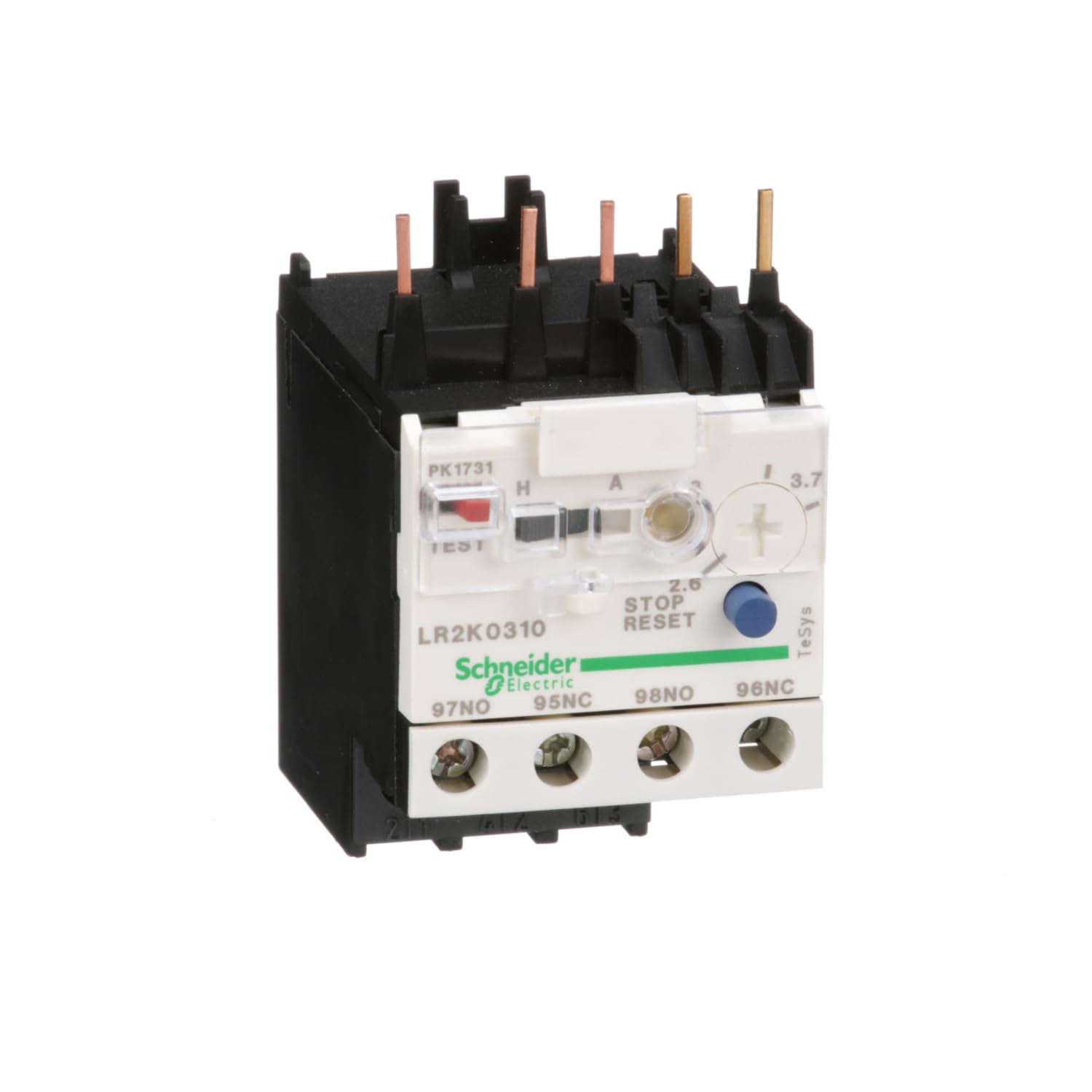 Schneider Electric, TeSys K - differential thermal overload relays -2.6...3.7 A - class 10A, LR2K0310