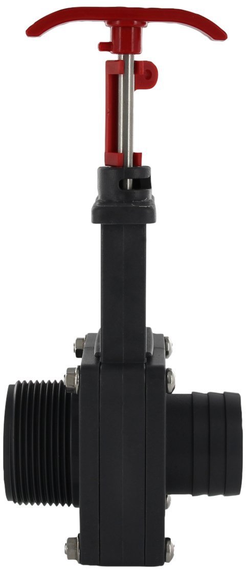 Steinbach Fittinge Gate Valve, Black, Diameter: 38 MM x 1 1/2 "