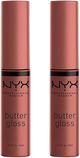NYX Butter Gloss Praline Duo Pack Non-Sticky Lip Gloss 2x Praline Praline