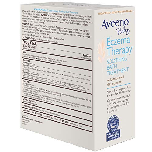 AVEENO SOOTHING BABY BATH TREATMENT, SINGLE USE PACKETS – 5 EA