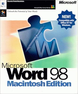 Microsoft word 98 for mac computer Microsoft word 98 for mac computer