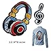 Music Series Embroidery Patch Radio/Tape/Player/Headphone/Music Symbol Garment Decoration/Shoes/Hats Patch（9 Pcs）