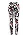 DOP DOVPOD Printed Yoga Pants High Waist Fitness Plus Size Workout Leggings Tommy Control Capris for Women