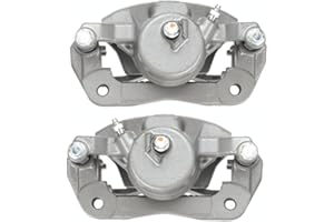 AUTO SHACK AutoShack Front Brake Calipers Assembly Pair Set of 2 Driver and Passenger Side Replacement for 2003-2017 Honda Accord 2013-2019 Civic 2014 Fit 2016 CR-Z 2013-2015 Acura ILX 1.8L 2.4L FWD BC29832PR